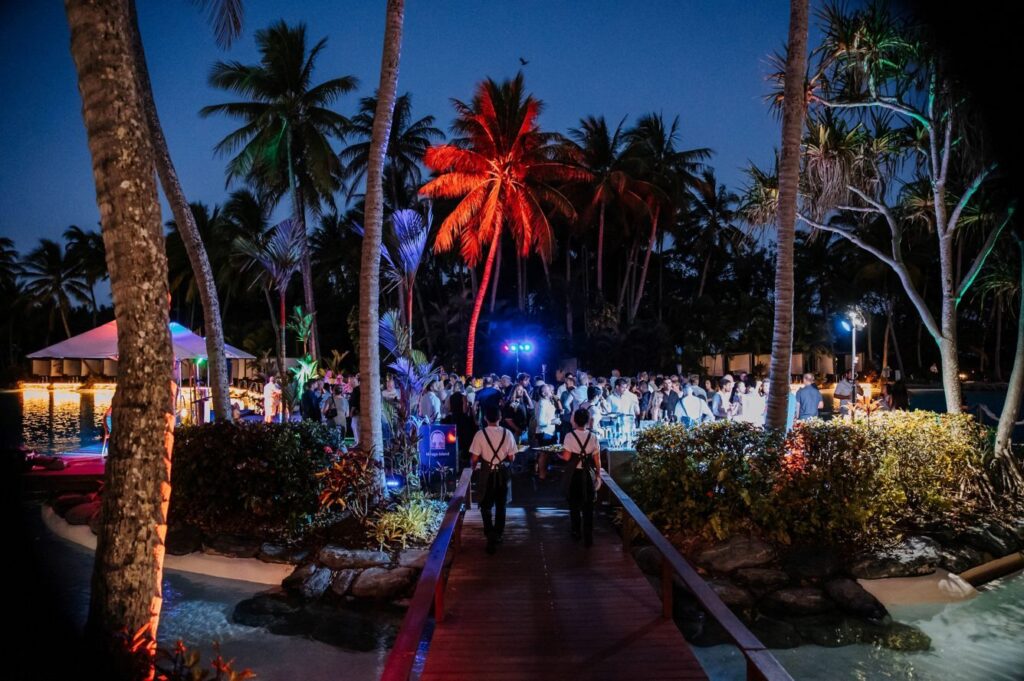 Sheraton Grand Mirage Port Douglas (1) Microhire-Sheraton-GrandMirage-PortDouglas-Gala-Evening-AV-Lighting