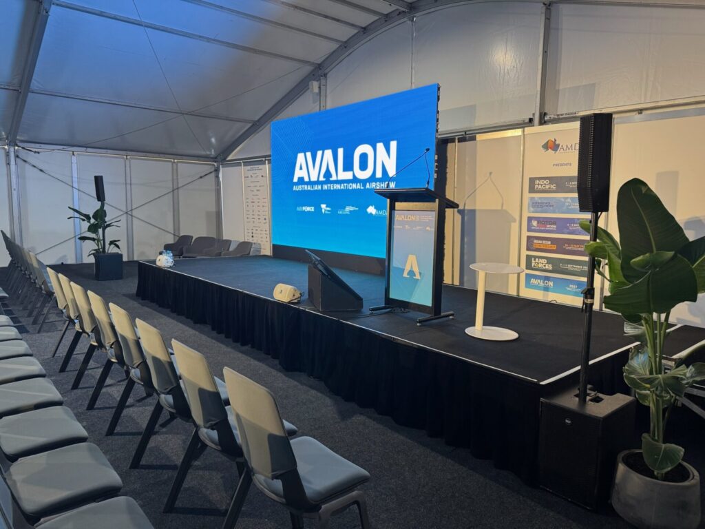 Microhire and Avalon International Airshow Microhire-LED SCREENS-Audio-Visual-Hire