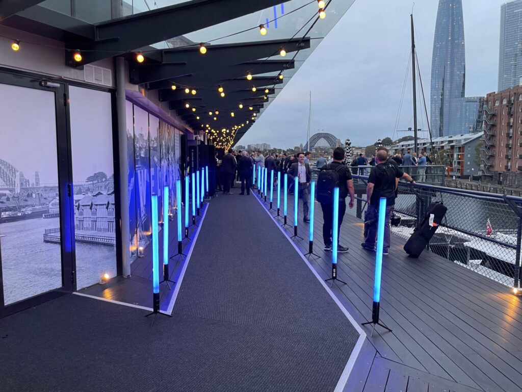 Microhire and GWM Car Launch Microhire-LED tubes-Audio-Visual-Hire