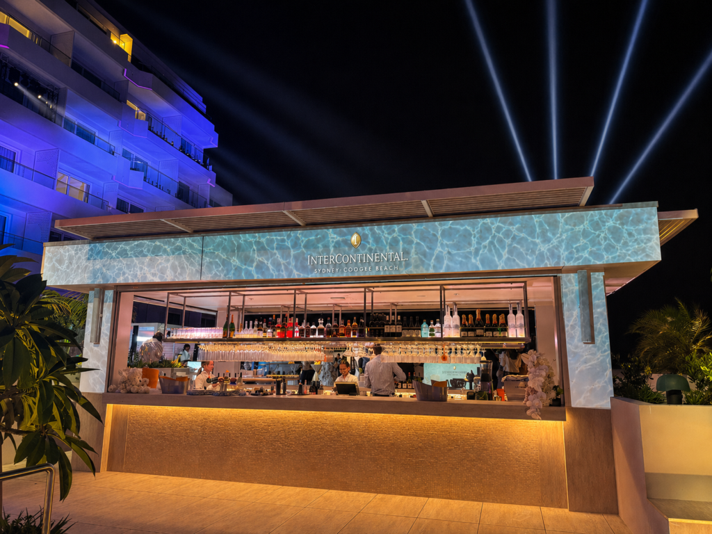 Microhire + InterCon Coogee Beach Grand Opening Mapping and Beams 2 March 2026